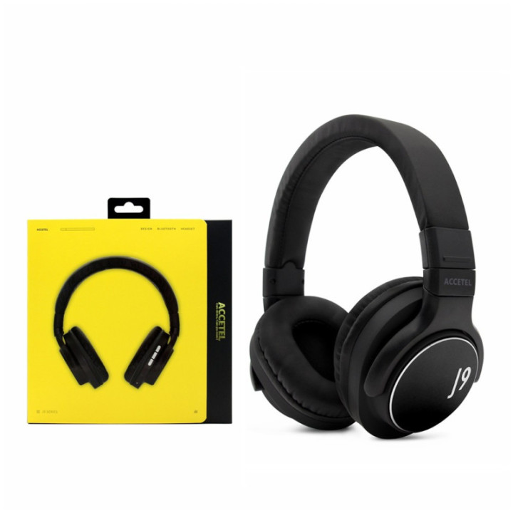 J9 Auscultadores Estéreo Sem Fio - Preto