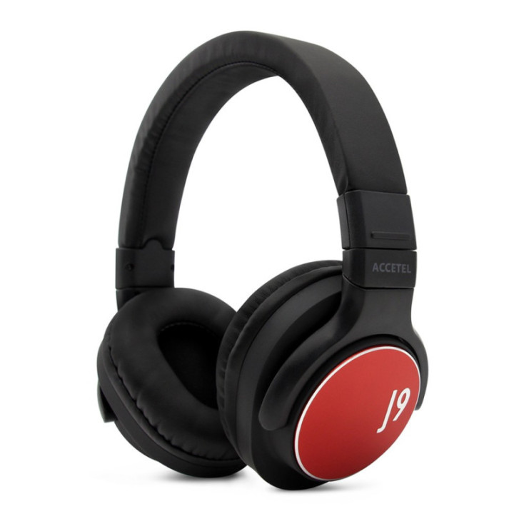 J9 Auscultadores Estéreo Sem Fio - Vermelho