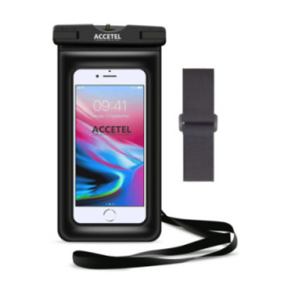 WS-226 Braçadeira De Bolsa Impermeável 6.7" - Preto