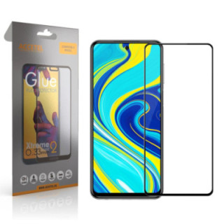 Película de Vidro 2D Full Glue - Xiaomi Redmi Note 9S / 9Pro / 9Pro Max Preto