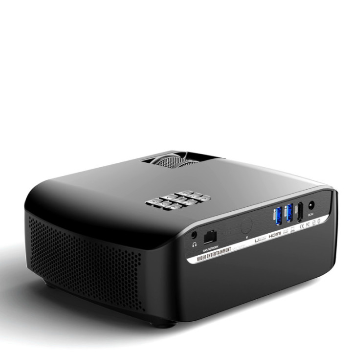 Projetor Led Multimídia Full HD 720P Preto