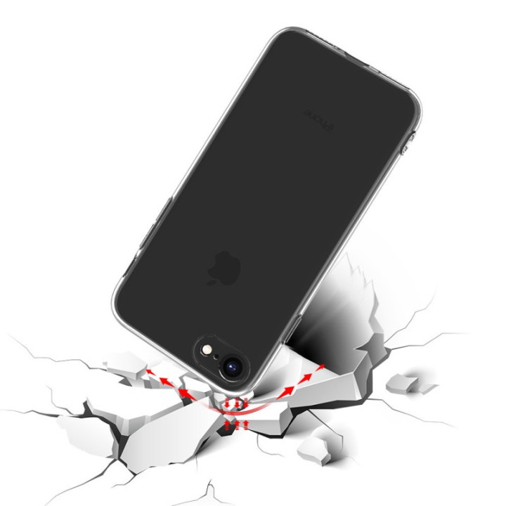 Silicone Transparente 2.0 TPU - iPhone 7G / 8G / SE (Proteção de Lente)