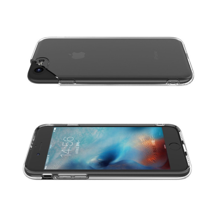 Silicone Transparente 2.0 TPU - iPhone 7G / 8G / SE (Proteção de Lente)