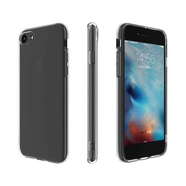Silicone Transparente 2.0 TPU - iPhone 7G / 8G / SE (Proteção de Lente)