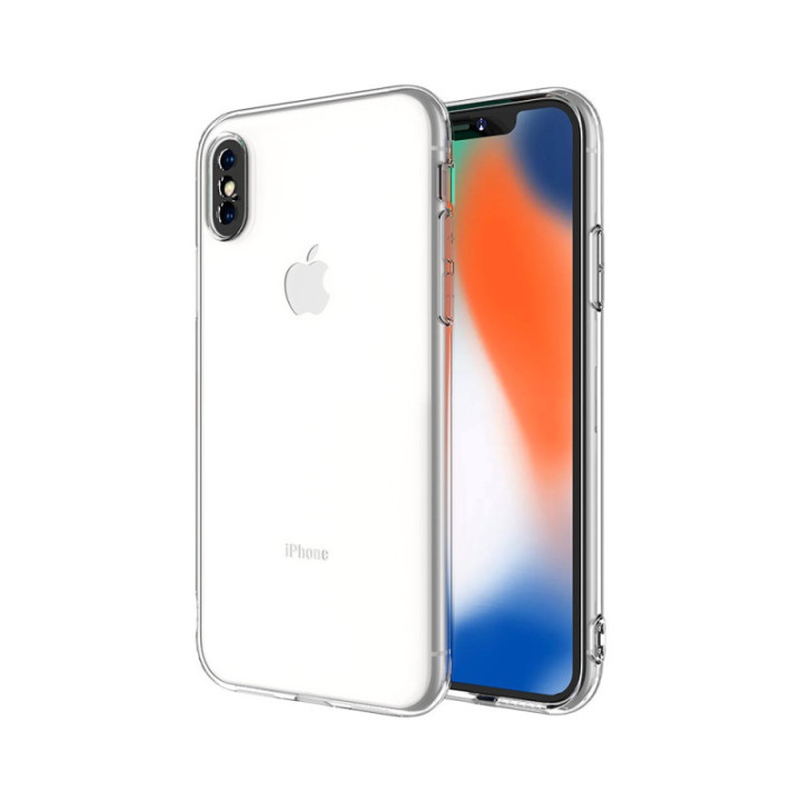 Silicone Transparente 2.0 TPU - iPhone X/XS (Proteção de Lente)