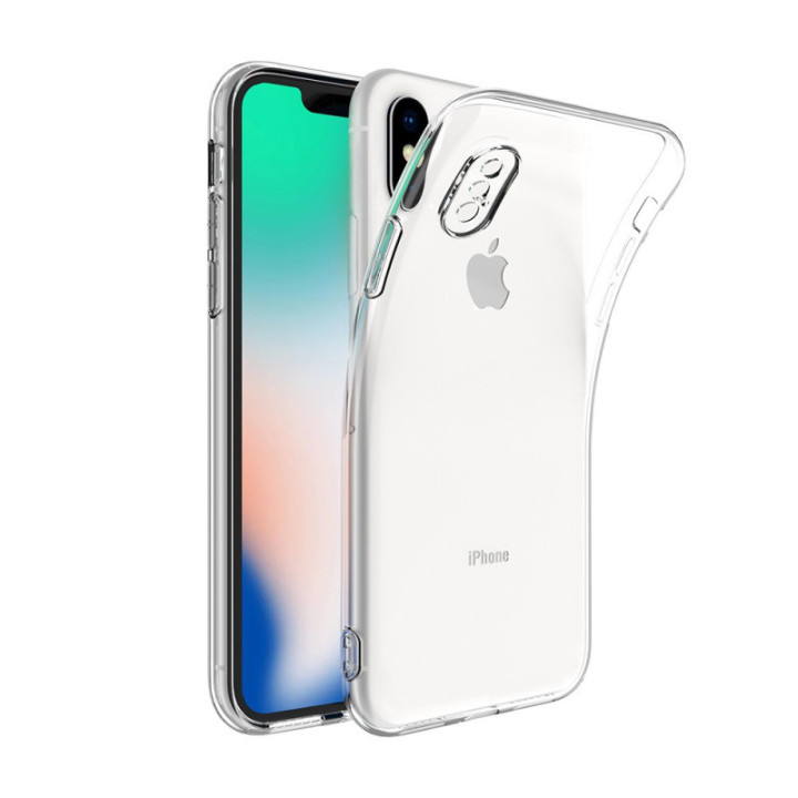 Silicone Transparente 2.0 TPU - iPhone X/XS (Proteção de Lente)