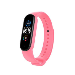 Correia de Silicone Mi Band 5 - Rosa