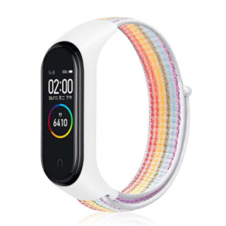 Correia de Nylon com Velcro Mi Band 5 - Arco-Íris