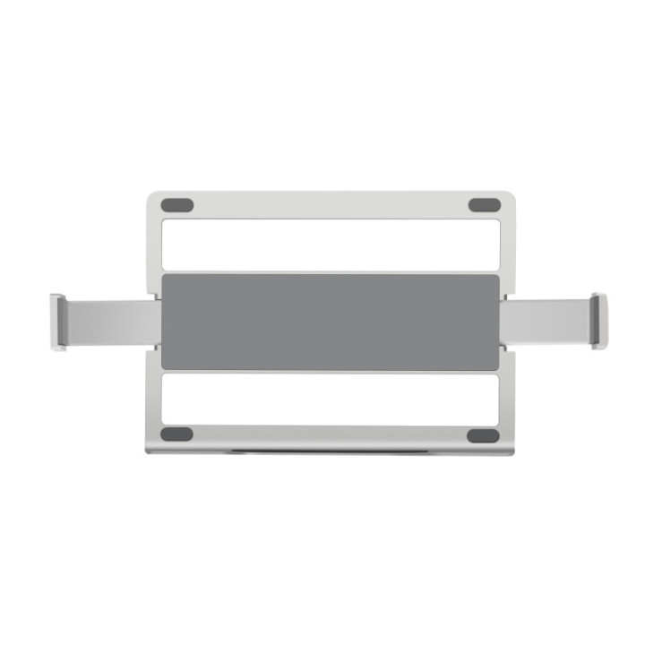 Suporte de 2 braços em alumínio para portátil máx.17'' e monitor máx.27'' prateado
