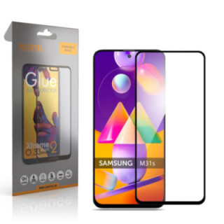 Película de Vidro 2D Full Glue - Samsung Galaxy M31S Preto