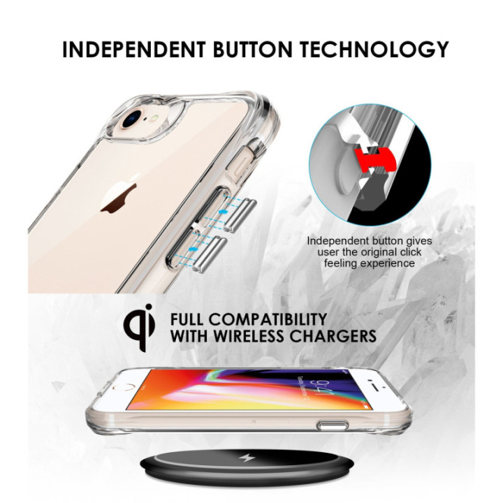 Capa Anti-Choque Reforçada - iPhone 6G / 7G / 8G / SE (2020) / SE (2022)