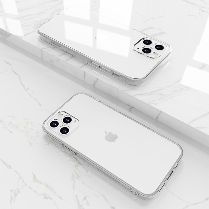 Silicone Transparente 2.0 TPU - iPhone 12 Pro 6.1" (Proteção de Lente)