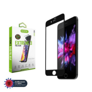 Protetor de Vidro Antimicrobiano - iPhone 7 Plus/8 Plus Preto