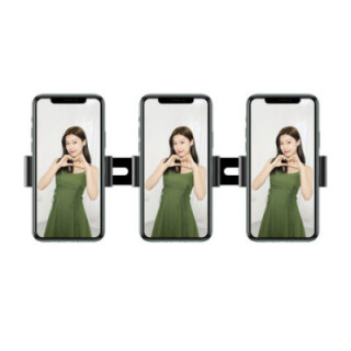 Clipe de suporte de metal LK-A109 para 3 telefones celulares (inclui 3 suportes móveis)