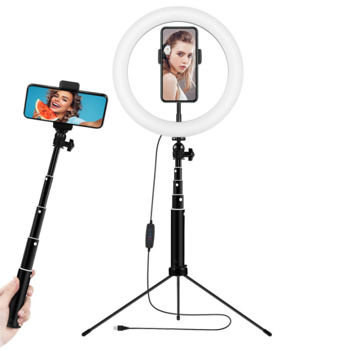 LK-A110 Mini haste de extensão de alumínio para selfie stick (comprimento 15 cm - 38.5cm )
