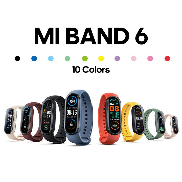 Correia de Silicone Xiaomi Mi Band 6