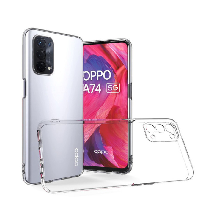 Silicone Transparente 2.0 TPU - Oppo A74 5G (Proteção de Lente)