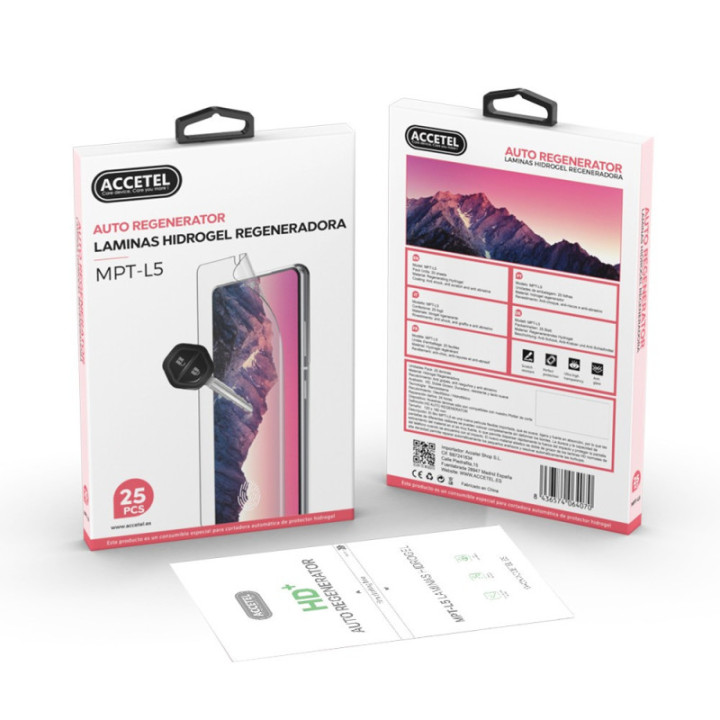 MPT-L5 Folhas de Hidrogel - Auto-Regenerador (Pacote com 25 unidades)