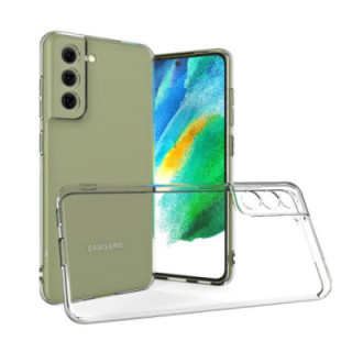 Silicone Transparente 2.0 TPU - Samsung Galaxy S21 FE (Proteção de Lente)