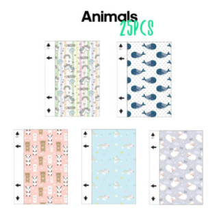 MPT-L6 Folhas Traseiras  - Animais (pacote 25)