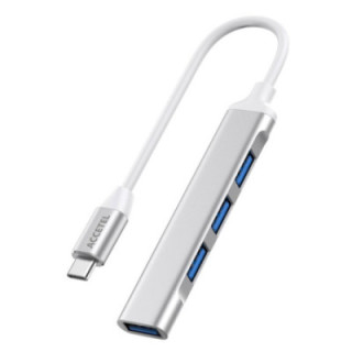 PCH407 Adaptador HUB Tipo-C 4em1 para 4 portas USB 2.0/3.0