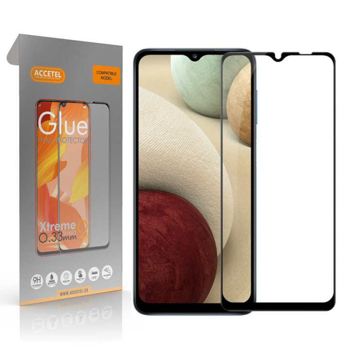 Película de Vidro 2D Full Glue - Samsung Galaxy M12 Preto