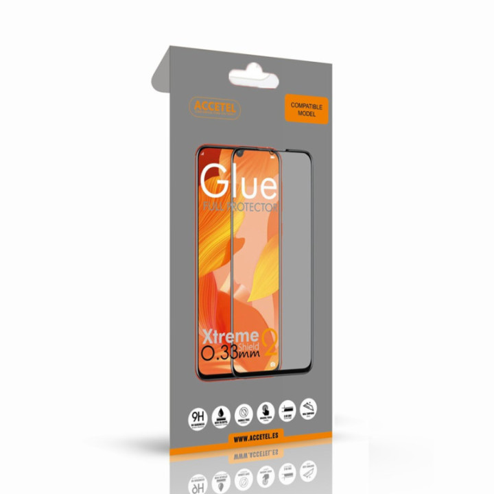 Película de Vidro 2D Full Glue - Moto G30 Preto