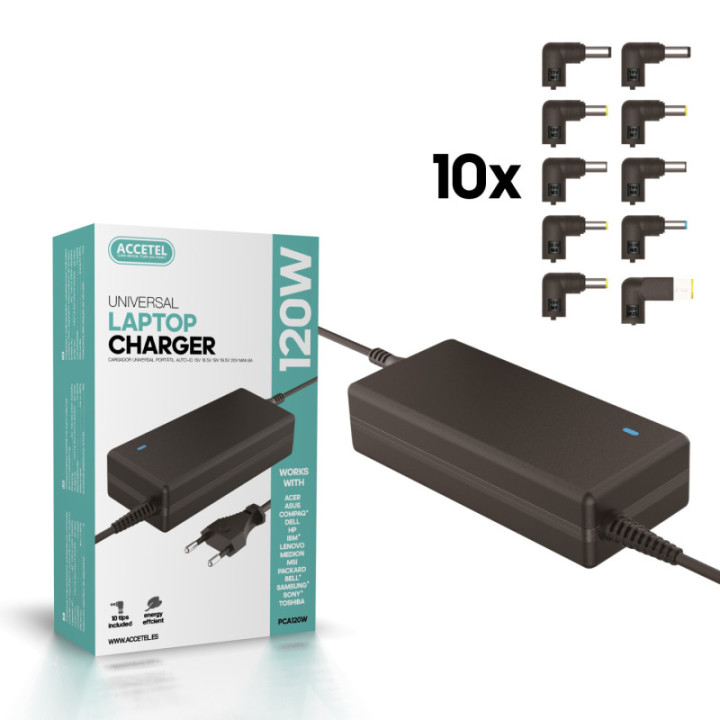 PCA120W Carregador Portátil Automático 10X