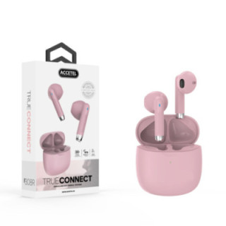 EPW308R Auscultadores TWS Sem Fio Duplo Earpod Touch Rosa