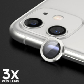 Protetor de Vidro de Lente Câmera Metálico - iPhone 12 Pro Max 6.7"(3 unidades)