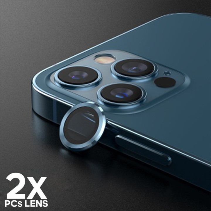 Protetor de Vidro de Lente Câmera Metálico - iPhone 13 Mini 5.4" / 13 6.1"(2 unidades)