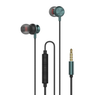 EP2143 Auscultadores Estéreo 3.5mm com Microfone -Verde