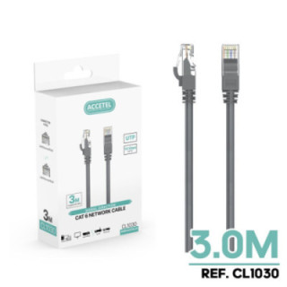 CL1030 Cabo de Internet LAN CAT6 Cinza - (3M)