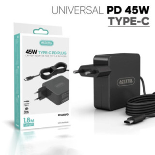 PCA45PD Carregador Universal 45W PD com Conector Tipo-C