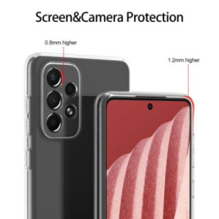 Silicone Transparente 2.0 TPU - Samsung Galaxy A73 (Proteção de Lente)