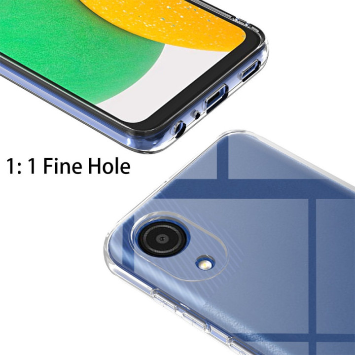 Silicone Transparente 2.0 TPU - Núcleo Galaxy A03 (Proteção de Lente)