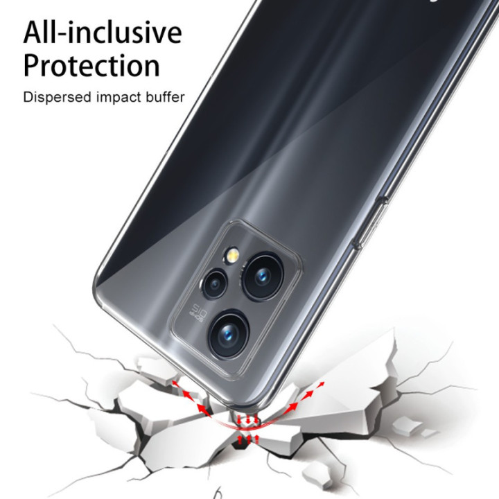 Silicone Transparente 2.0 TPU - Realme 9 Pro Plus (Proteção de Lente)