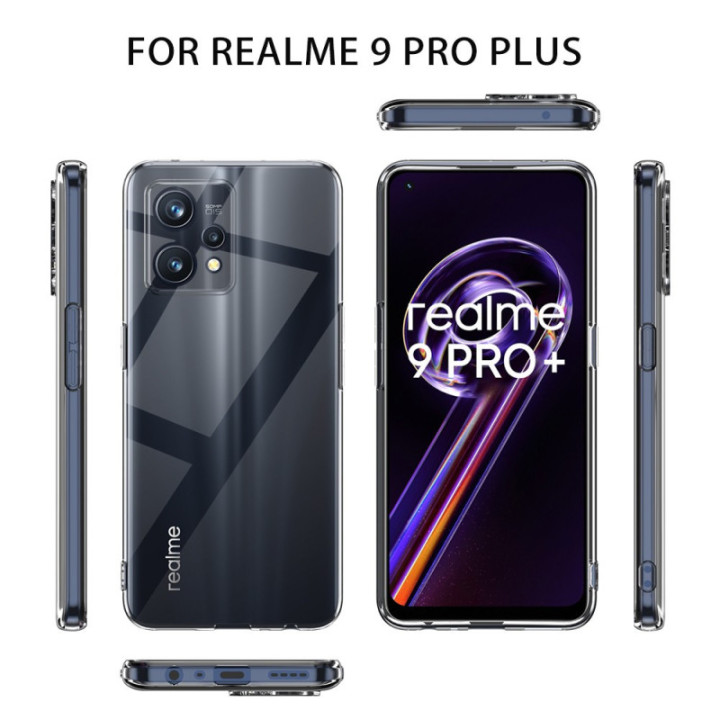 Silicone Transparente 2.0 TPU - Realme 9 Pro Plus (Proteção de Lente)