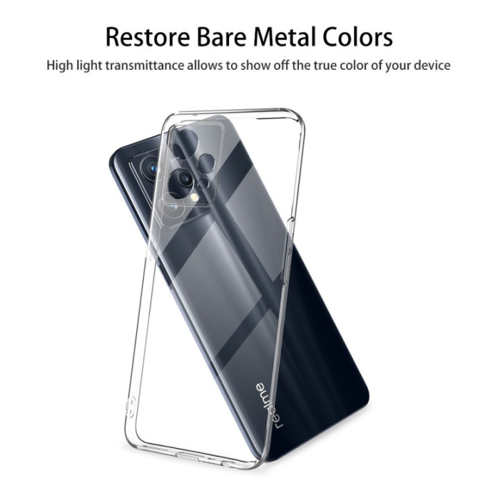Silicone Transparente 2.0 TPU - Realme 9 Pro Plus (Proteção de Lente)
