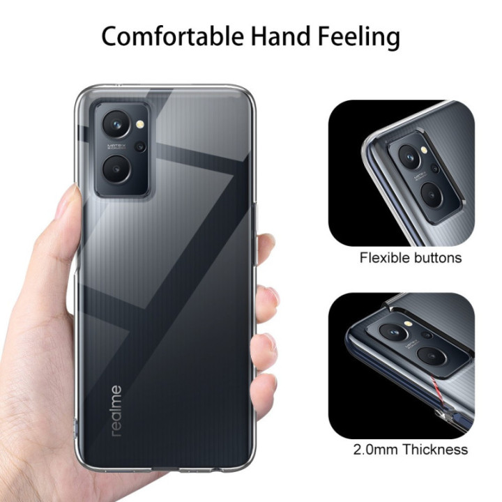 Silicone Transparente 2.0 TPU - Oppo A76 / Realme 9i