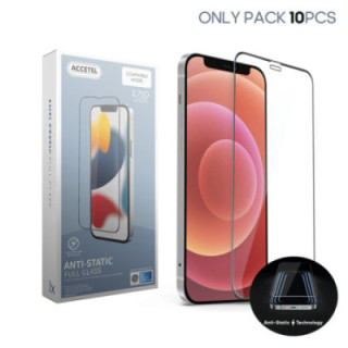 Protetor antiestático Full Glue 2.75D - iPhone 12 Pro Max Preto (Pacote de 10PCS)