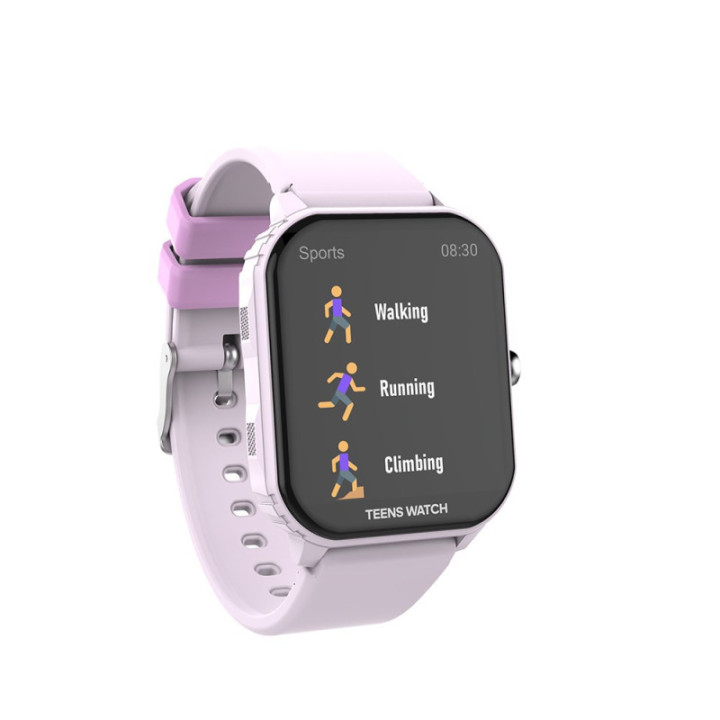 Lekus R-Start Youth Smart Watch 8-15 anos Multifunções - Rosa/Violeta