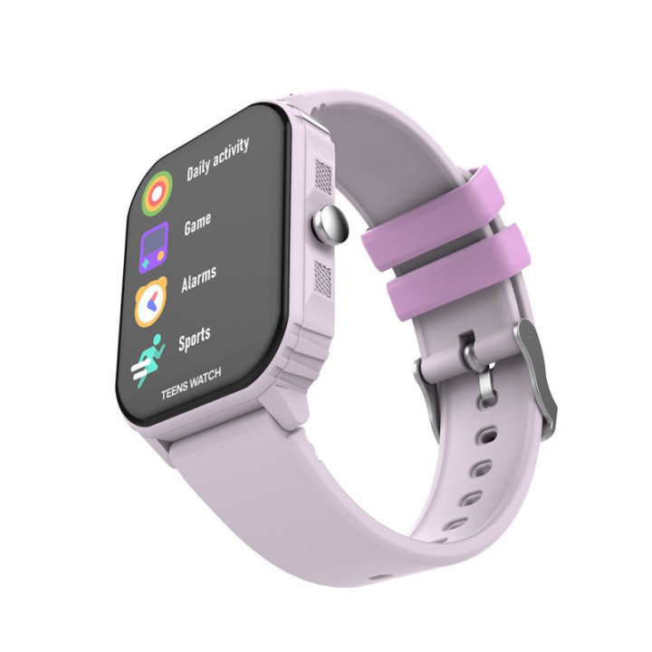 Lekus R-Start Youth Smart Watch 8-15 anos Multifunções - Rosa/Violeta