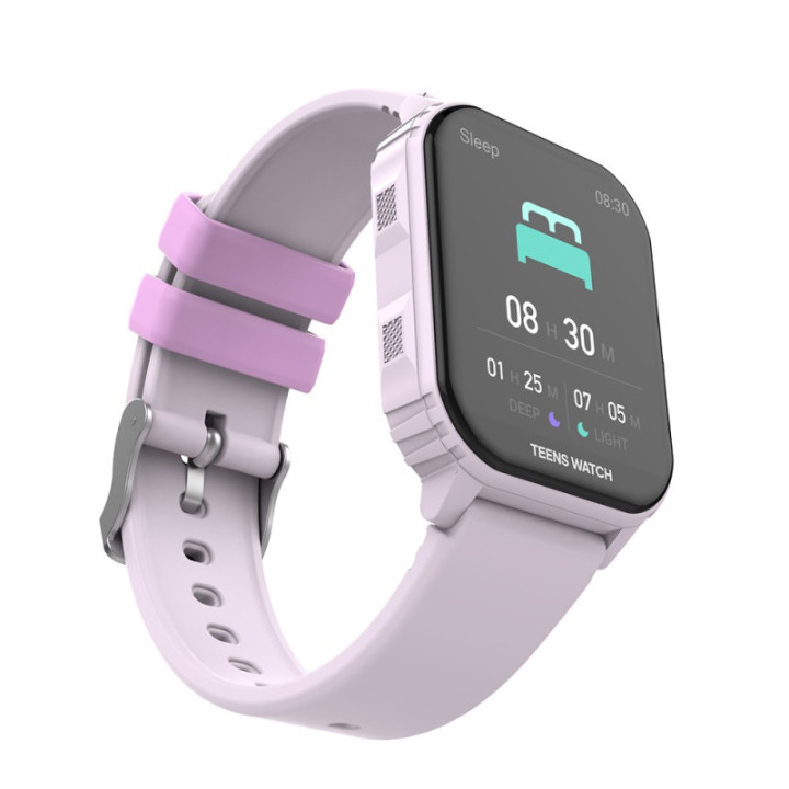 Lekus R-Start Youth Smart Watch 8-15 anos Multifunções - Rosa/Violeta