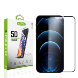 Película de Vidro 5D Full Glue - iPhone 12 Pro Max 6.7" Preto