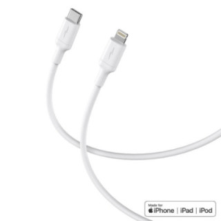 Cabo de Dados Lekus (USB-C + Lightning) MFI 30W 1,2M