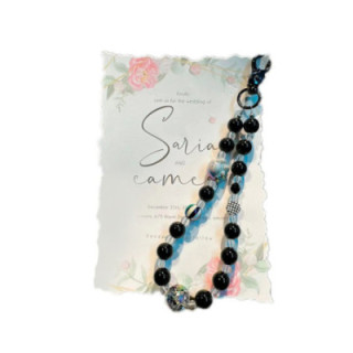 Pingentes Curtos em Contas Coloridas