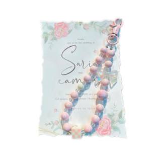 Pingentes Curtos em Contas Coloridas