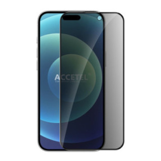 Protetor de Vidro Anti-Espião de Privacidade - iPhone 15 Pro 6,1" preto