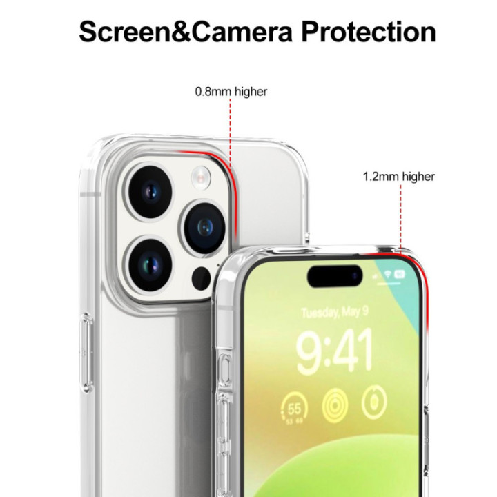 Silicone Transparente 2.0 TPU - iPhone 15 Pro Max 6.7"